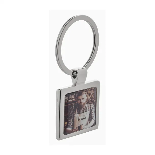 Dice keyring Silver