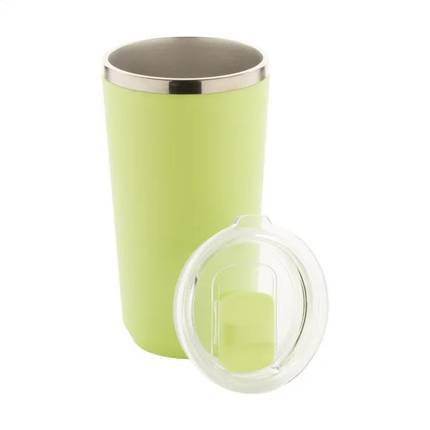 Lungogo thermo mug Lime green