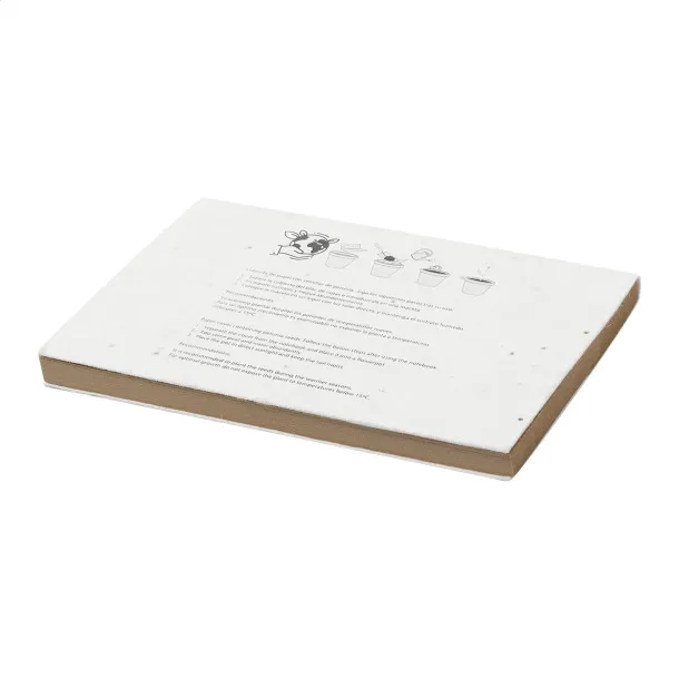 Semeno Stick seed paper sticky notepad Natural