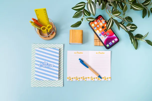CreaNote Plus A5 Seed personalizirani notes s papirom sa sjemenkama Bijela