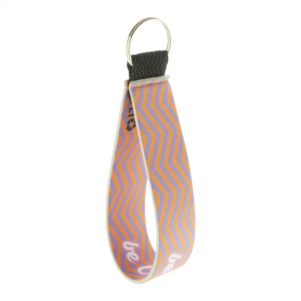 Strappy RPET personalizirani privjesak za ključeve Bijela