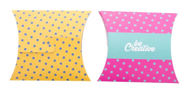 CreaBox Pillow Lock S Personalizirana kutija u obliku jastuka Bijela