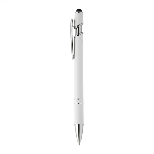 Tonnel Soft touch ballpoint pen White