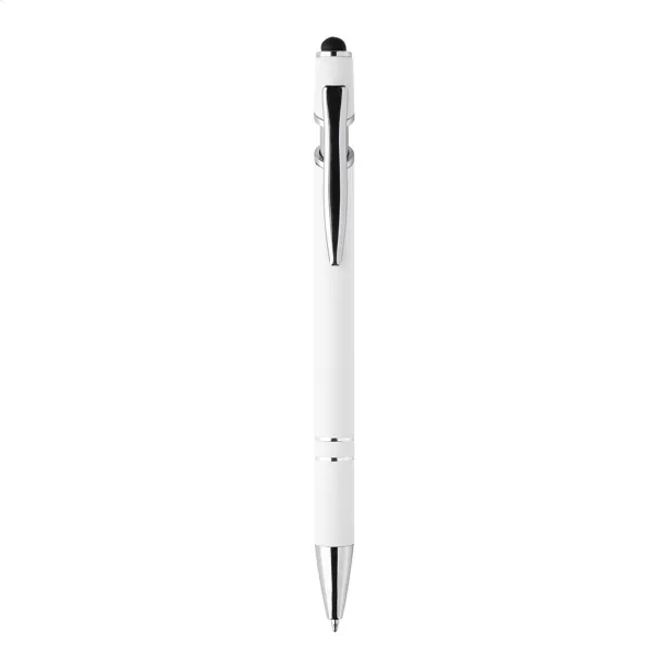 Tonnel Soft touch ballpoint pen White