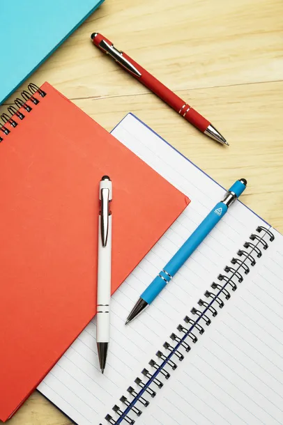 Tonnel Soft touch ballpoint pen Red