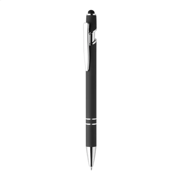 Tonnel Soft touch ballpoint pen Black
