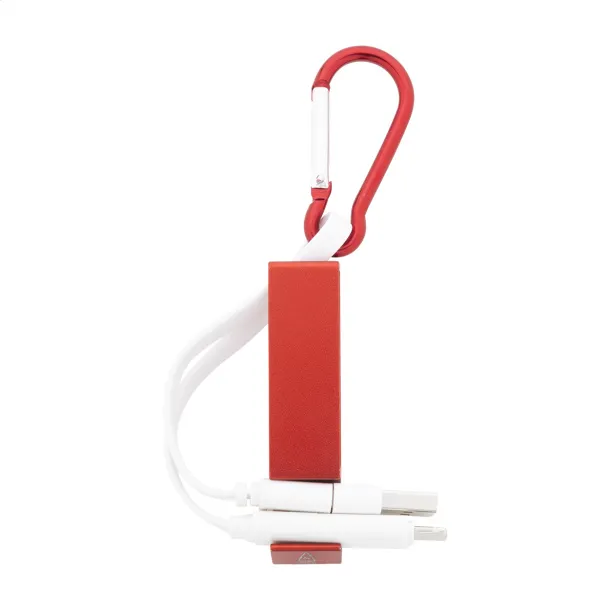 Cappy USB charger cable Red