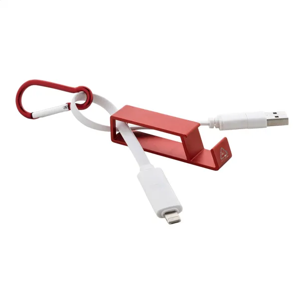 Cappy USB charger cable Red