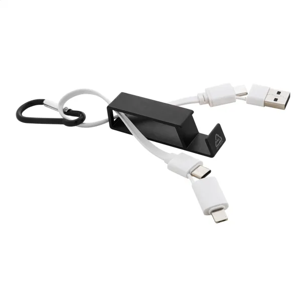 Cappy USB charger cable Black