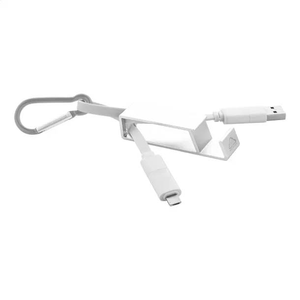 Cappy USB charger cable Silver