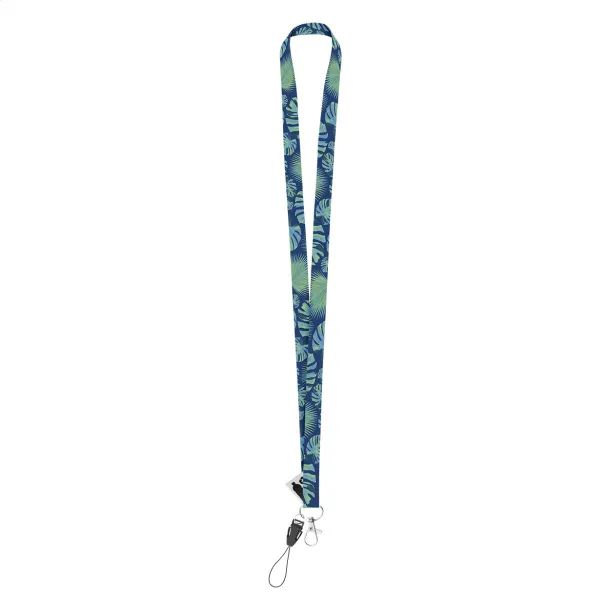 Subyard 15 B RPET custom sublimation lanyard White