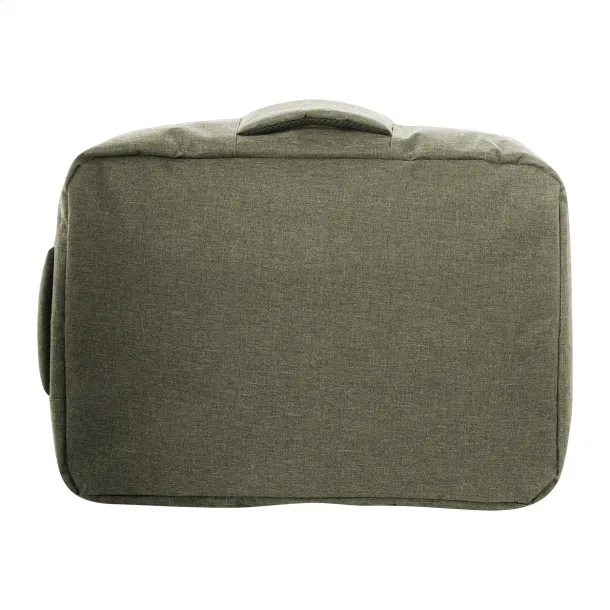 Eaton RPET torba za dokumente/ruksak, 15" Zelena