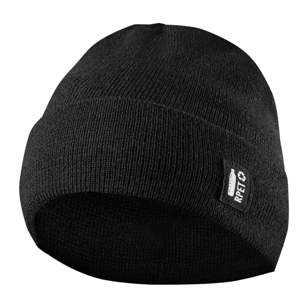 Peaky RPET winter cap Black