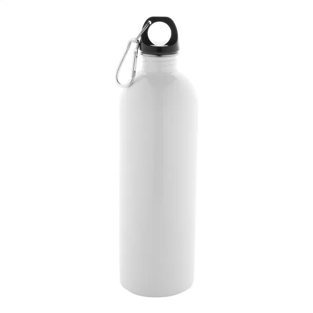 Pressuto XL recycled stainless steel bottle White