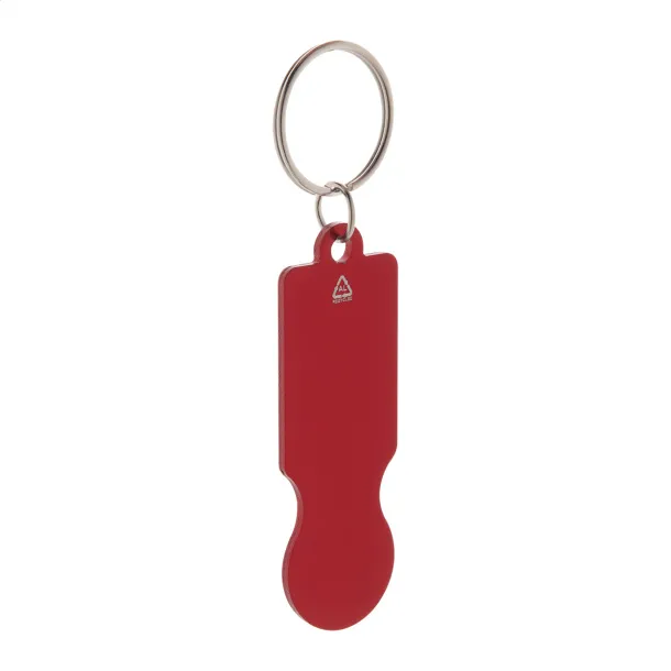 RaluCart trolley coin keyring Red