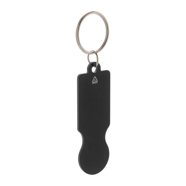 RaluCart trolley coin keyring Black