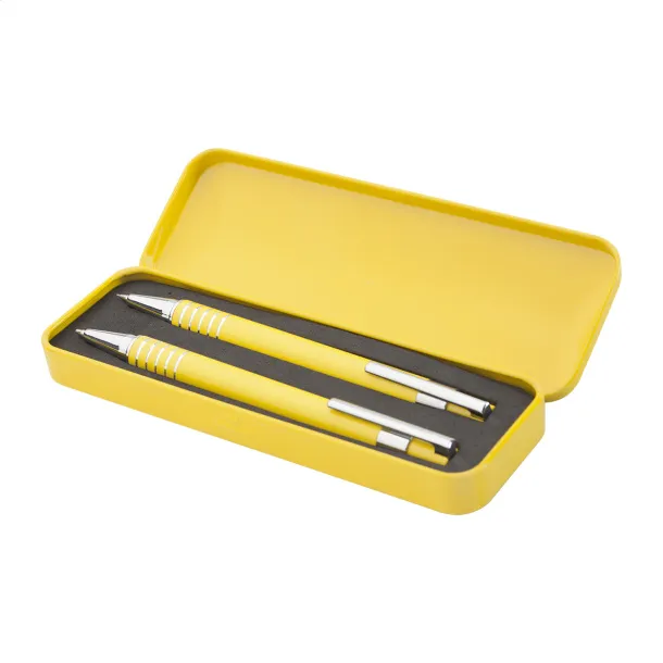 Twinox pen and pencil set Yellow