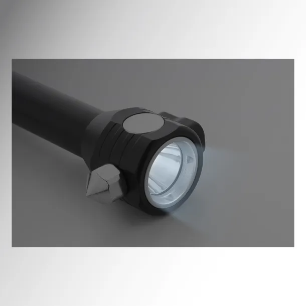 Hemmerg emergency hammer flashlight Black