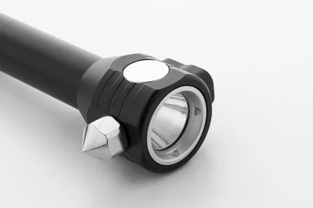 Hemmerg emergency hammer flashlight Black