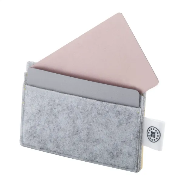 CreaFelt Card custom credit card holder White Grey