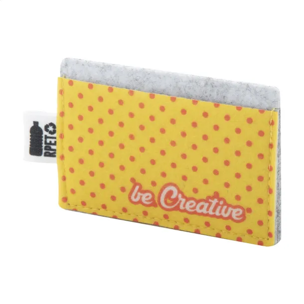 CreaFelt Card custom credit card holder White Grey