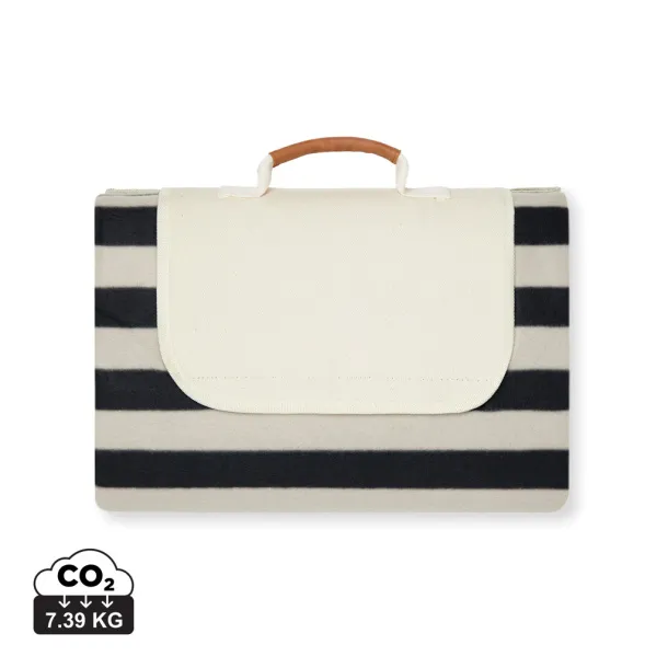  VINGA Alba GRS RPET picnic blanket large - Vinga Black