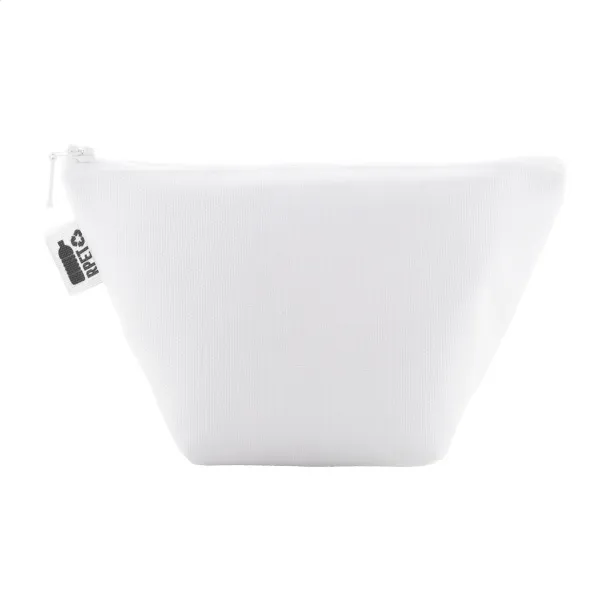 CreaBeauty Trapeze S personalizirana toaletna torbica Bijela