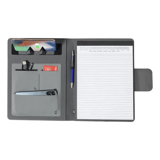 Gredox A4 RPET document folder Grey