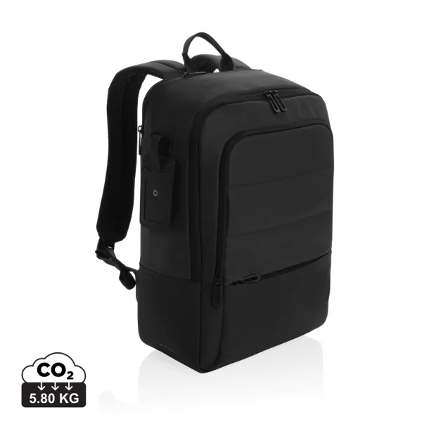  Armond AWARE™ RPET 15.6 inch laptop backpack - XD Xclusive Black