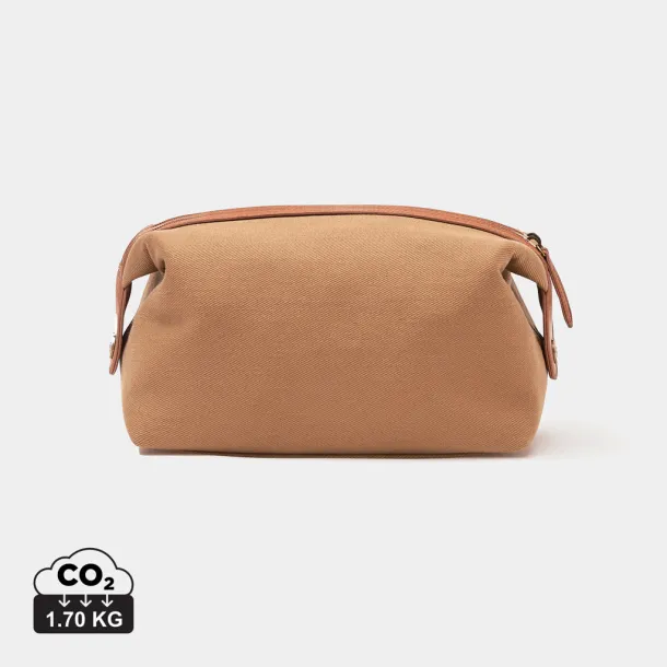  VINGA Sloane RPET washbag - Vinga brown
