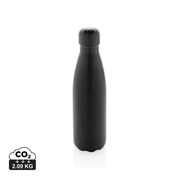  Solid color vacuum stainless steel bottle - XD Collection Black