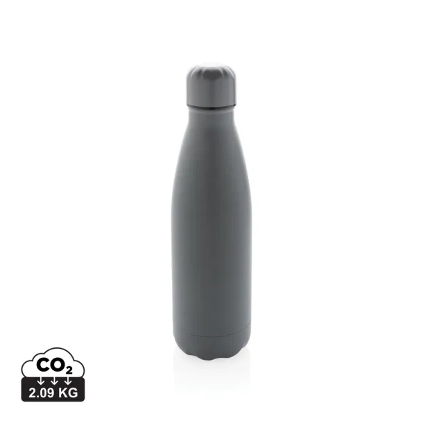  Solid color vacuum stainless steel bottle - XD Collection Grey