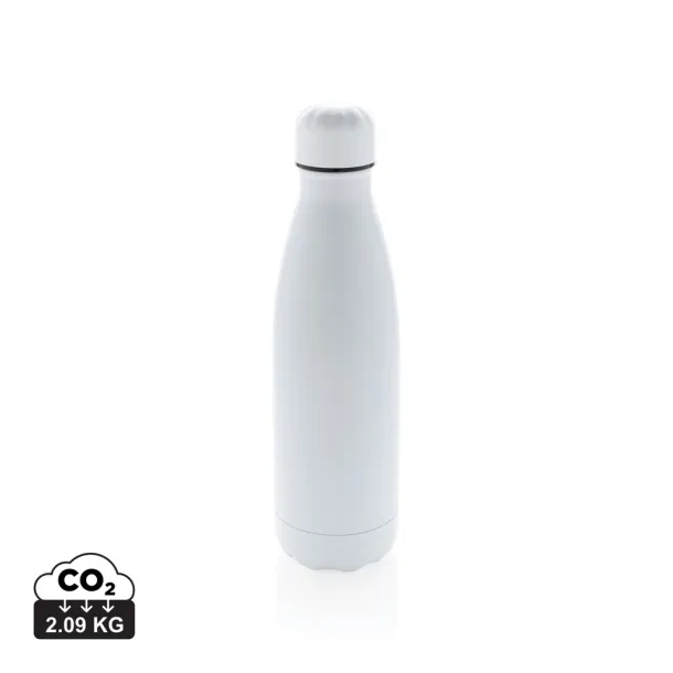  Solid color vacuum stainless steel bottle - XD Collection White