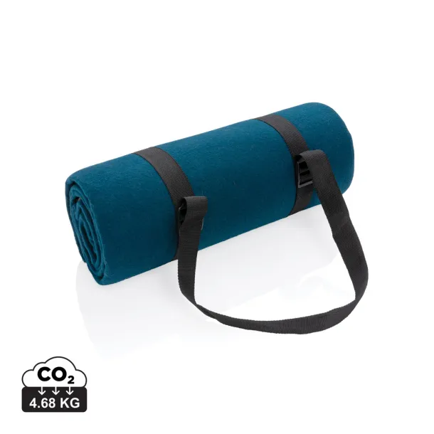  Impact AWARE™ RPET picnic blanket - XD Collection Navy Blue