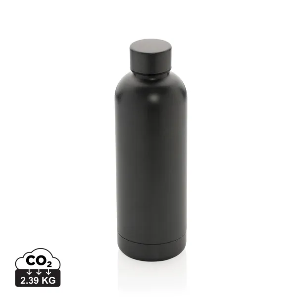 Impact vakuum boca od RCS recikliranog nehrđajućeg čelika, 500 ml - XD Collection Siva