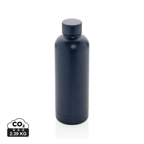  RCS Recycled stainless steel Impact vacuum bottle - XD Collection Blue