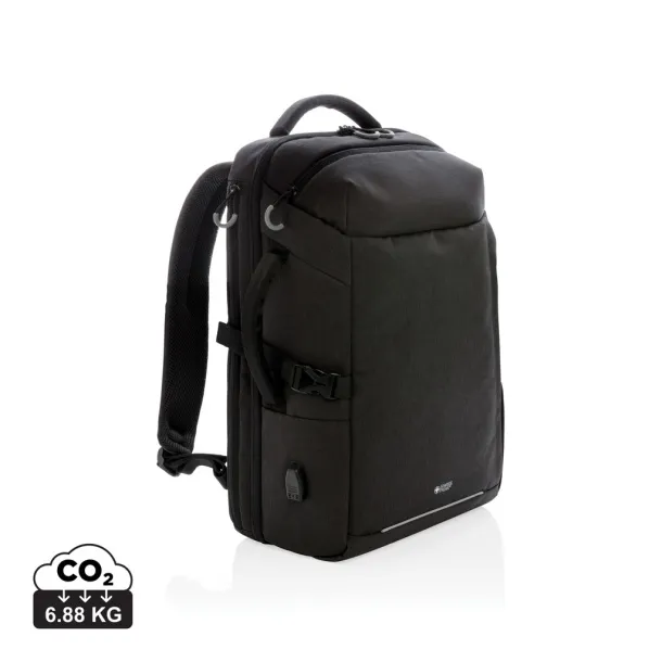  Swiss Peak AWARE™ XXL weekend travel backpack - Swiss Peak Black