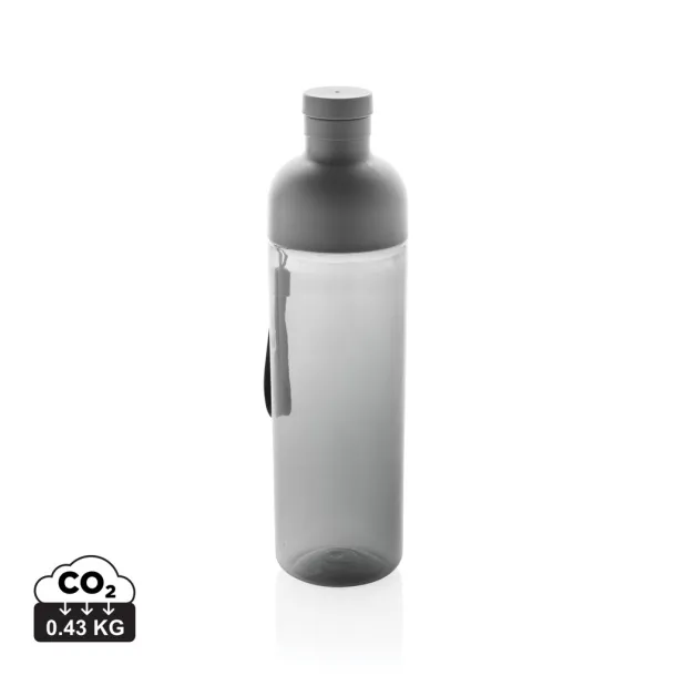  Impact nepropusna boca za vodu od RCS recikliranog PET-a, 600 ml - XD Collection Crna