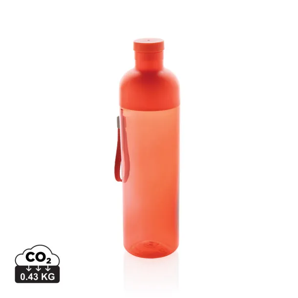  Impact nepropusna boca za vodu od RCS recikliranog PET-a, 600 ml - XD Collection Crvena