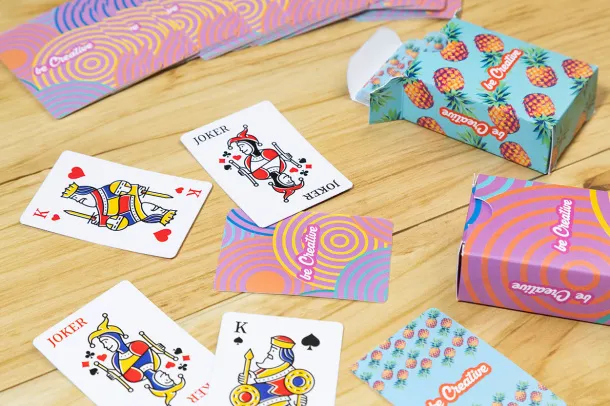 CreaCard Pocket personalizirane igraće karte Bijela