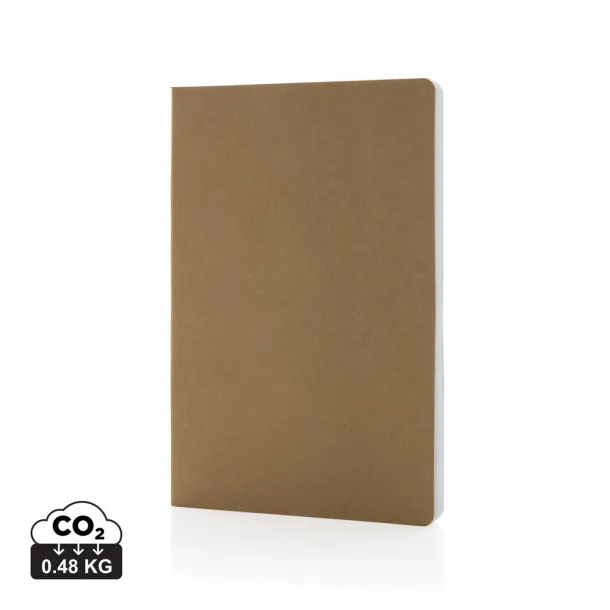  Salton luxury kraft paper notebook A5 - XD Collection brown