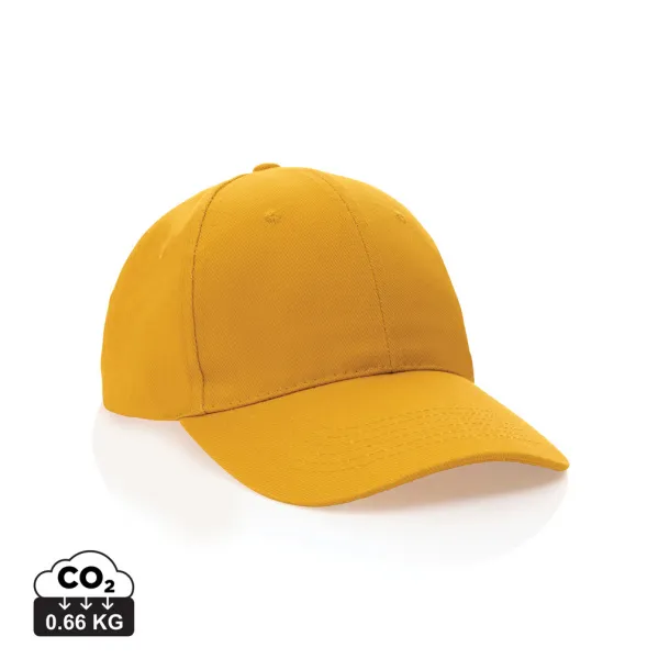 Impact 6 panel 280gr Rcotton cap with AWARE™ tracer - XD Collection Yellow