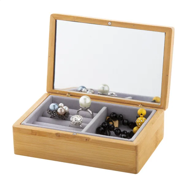 Arashi bamboo jewellery box Natural