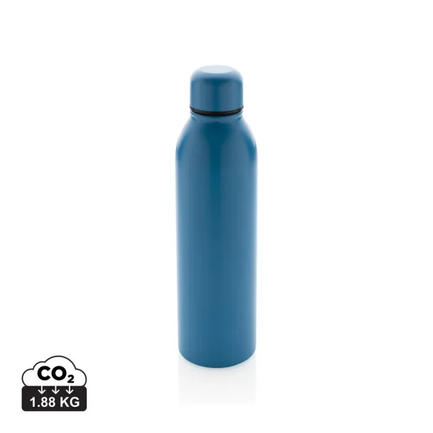  RCS Recycled stainless steel vacuum bottle - XD Collection Plava
