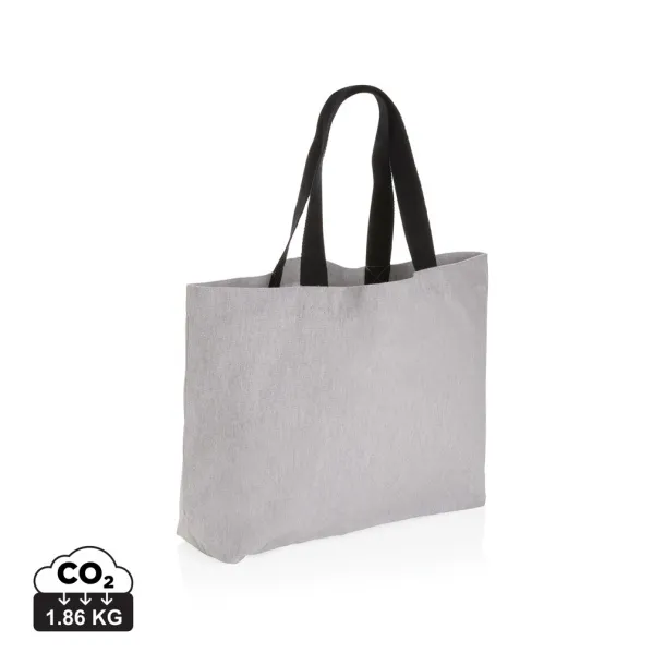  Impact AWARE™ recycled canvas large tote 240 gsm undyed - XD Collection Grey