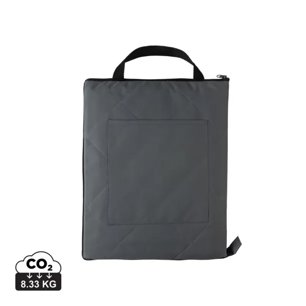  Impact Aware™ RPET sklopiva deka za piknik - XD Collection Antracit