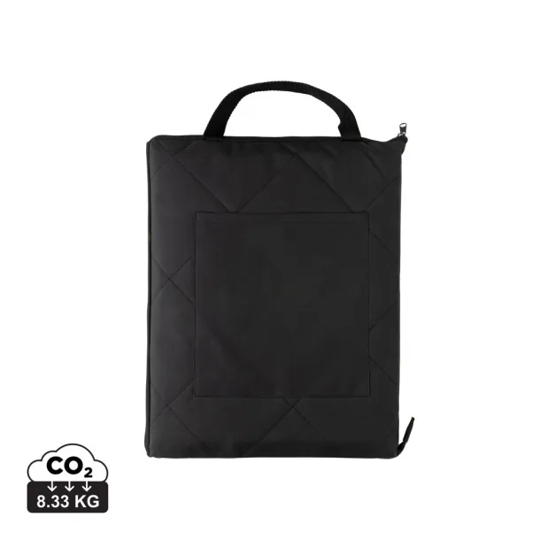  Impact Aware™ RPET sklopiva deka za piknik - XD Collection Crna
