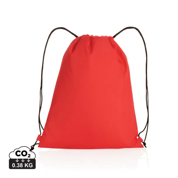  Impact AWARE™ RPET 190T drawstring bag - XD Collection Red
