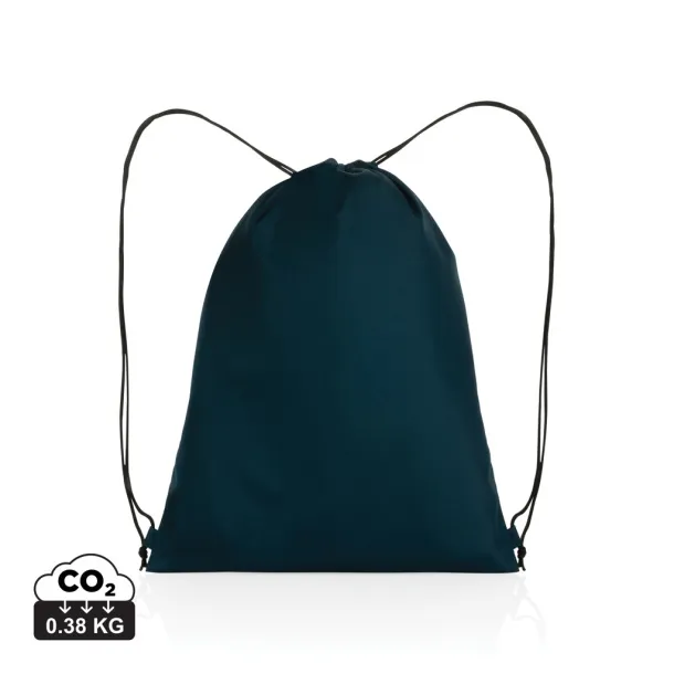  Impact AWARE™ RPET 190T drawstring bag - XD Collection Navy Blue