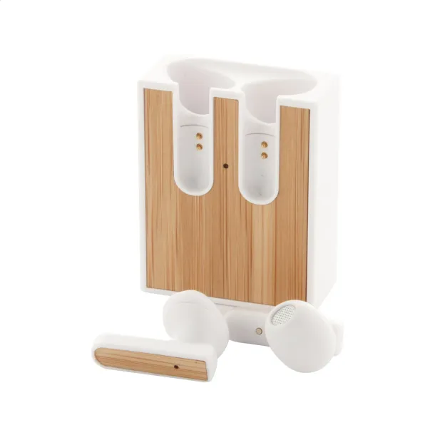 Rabsody bluetooth earphones White Natural